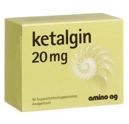 KETALGINE supp 20 mg 50 pce