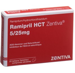 RAMIPRIL HCT Zentiva cpr 5/25 mg 20 pce