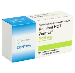 RAMIPRIL HCT Zentiva cpr 5/25 mg 100 pce