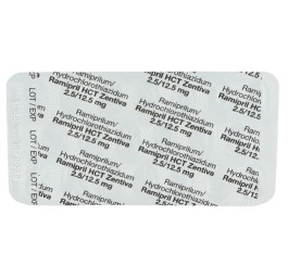 RAMIPRIL HCT Zentiva cpr 2.5/12.5 mg 20 pce