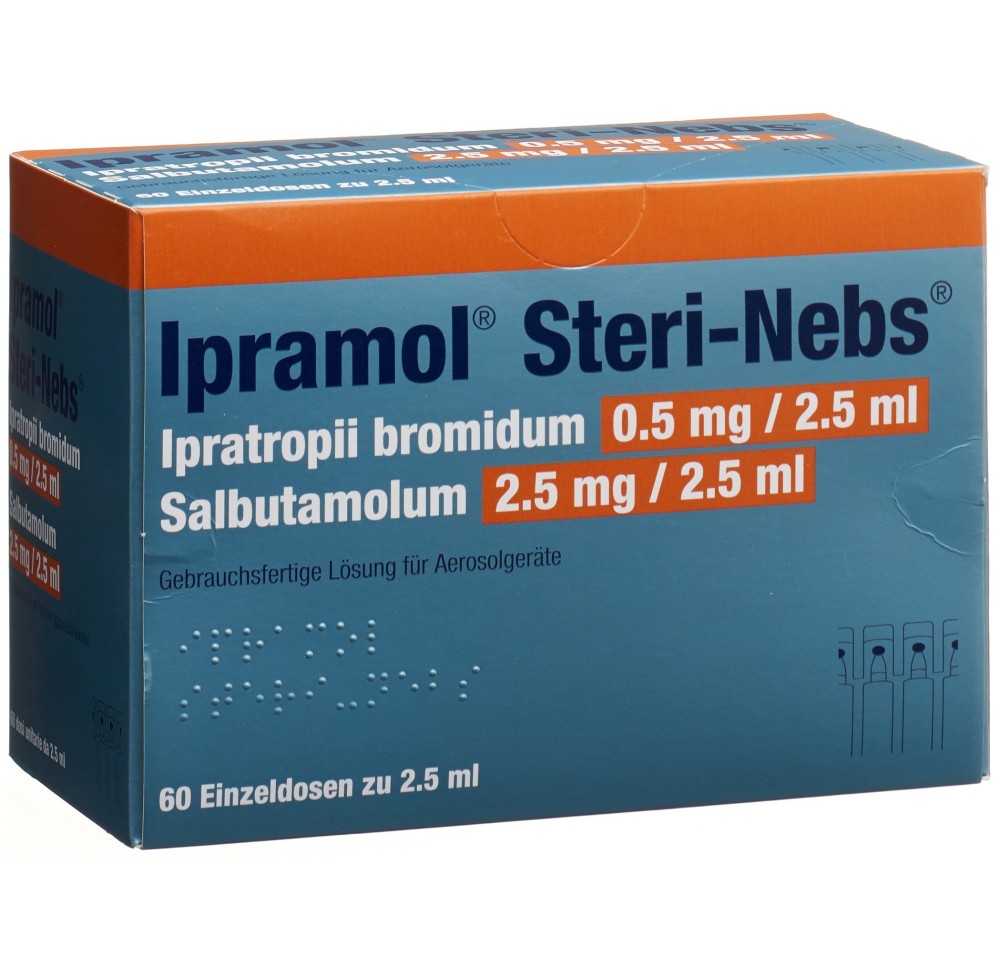 IPRAMOL Steri-Nebs sol inhal 60 amp 2.5 ml IPRAMOL Steri-Nebs sol inhal 60 amp 2.5 ml