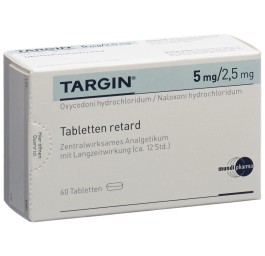 TARGIN cpr ret 5 mg/2.5 mg 60 pce