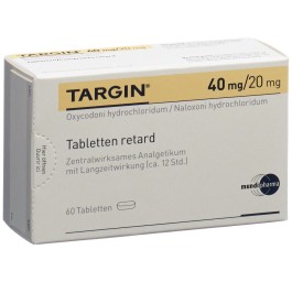 TARGIN cpr ret 40 mg/20 mg 60 pce