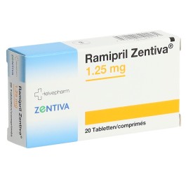 RAMIPRIL Zentiva cpr 1.25 mg 20 pce
