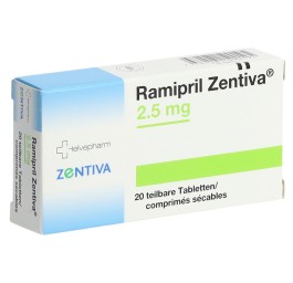 RAMIPRIL Zentiva cpr 2.5 mg 20 pce
