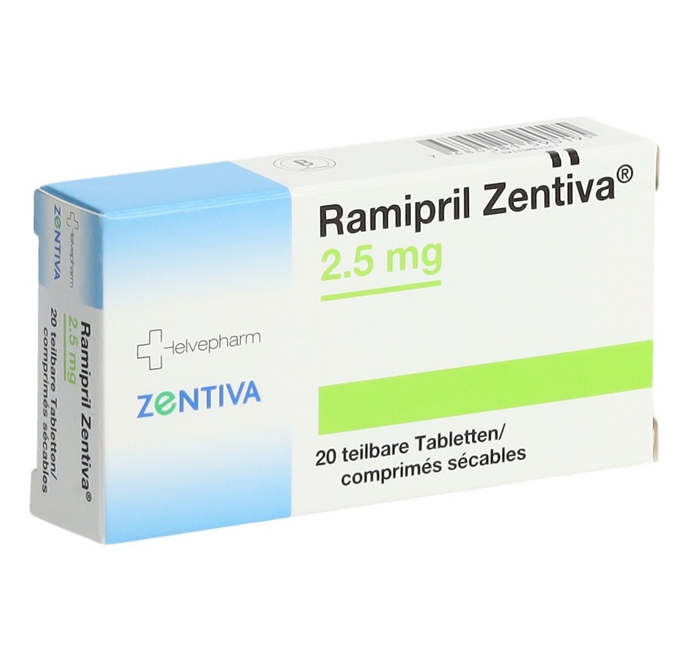 RAMIPRIL Zentiva cpr 2.5 mg 20 pce RAMIPRIL Zentiva cpr 2.5 mg 20 pce