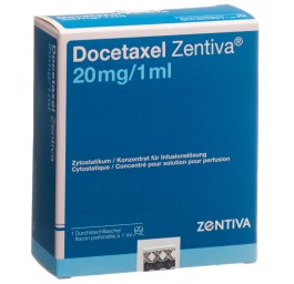 DOCETAXEL Zentiva conc perf 20 mg/1ml flac