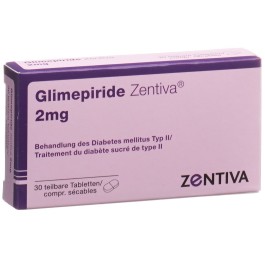 GLIMEPIRIDE Zentiva cpr 2 mg 30 pce