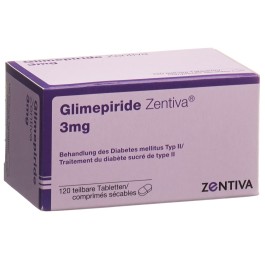 GLIMEPIRIDE Zentiva cpr 3 mg 120 pce