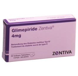 GLIMEPIRIDE Zentiva cpr 4 mg 30 pce