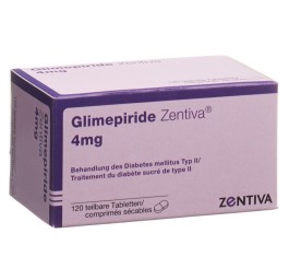 GLIMEPIRIDE Zentiva cpr 4 mg 120 pce