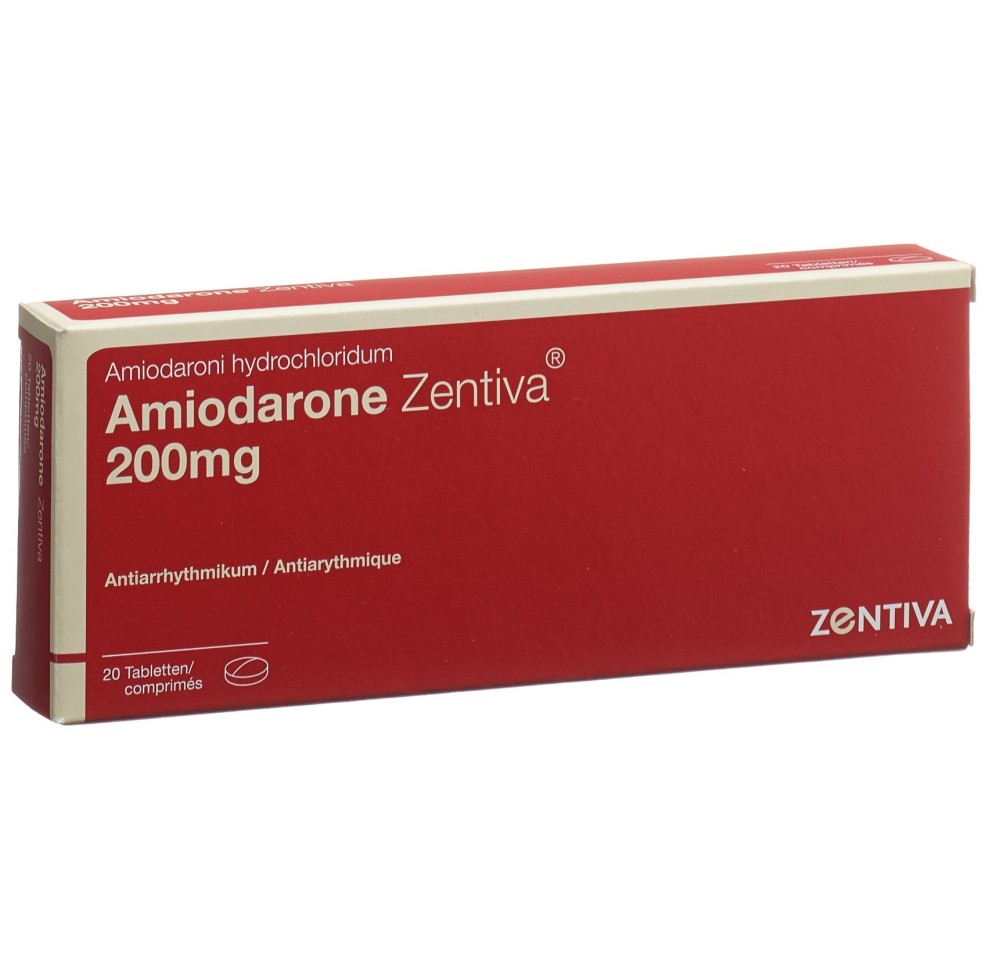 AMIODARONE Zentiva cpr 200 mg 20 pce AMIODARONE Zentiva cpr 200 mg 20 pce
