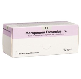 MEROPENEM Fresenius i.v. subst sèche 1 g 10 pce