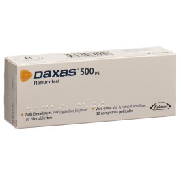 DAXAS cpr pell 500 mcg 30 pce