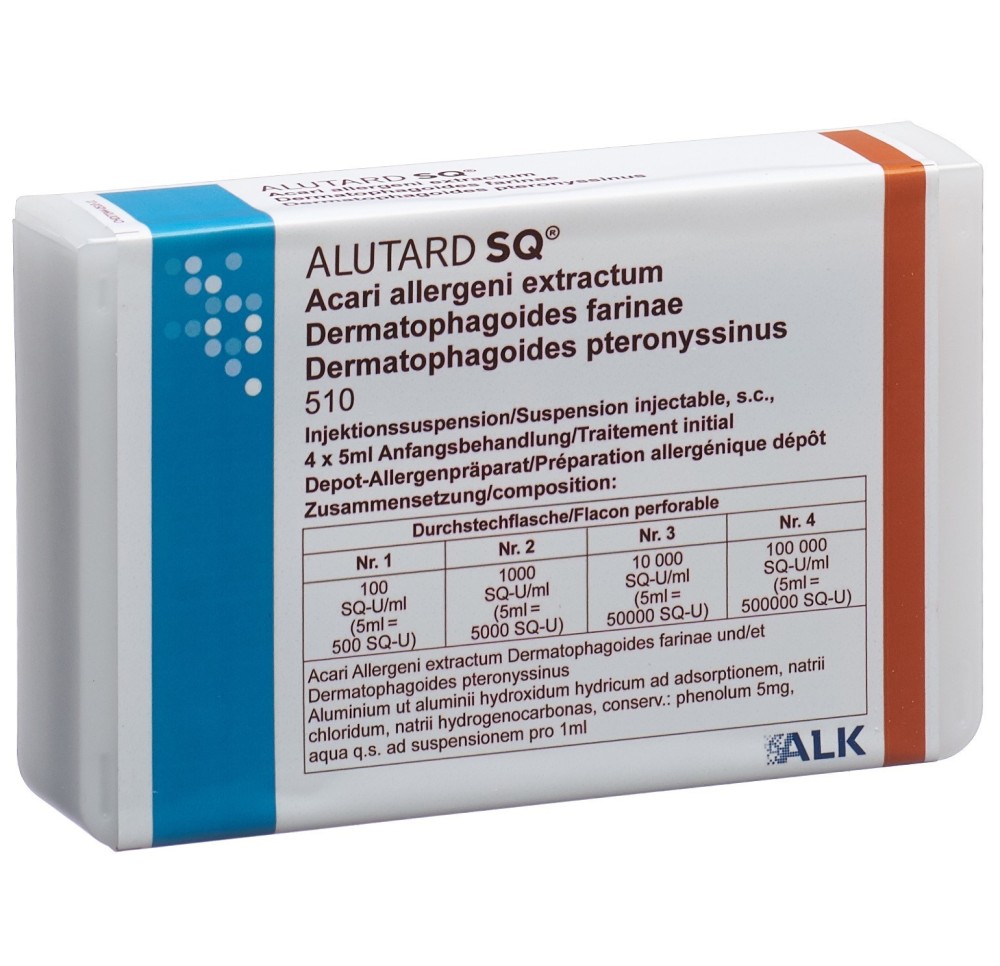 ALUTARD SQ D.farinae/pteronyss trait dép 4 x 5 ml ALUTARD SQ D.farinae/pteronyss trait dép 4 x 5 ml