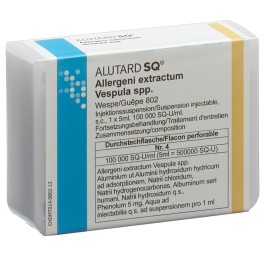 ALUTARD SQ-U vespula spp trait entretien 5 ml