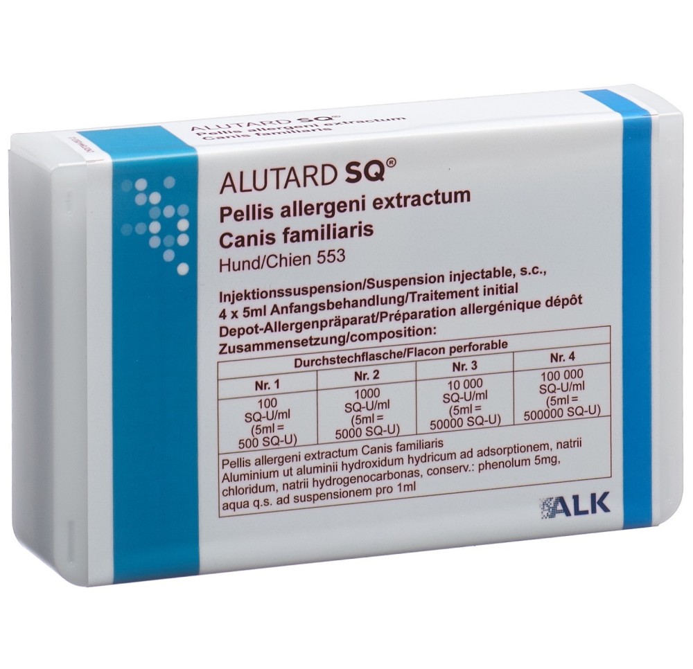 ALUTARD SQ canis familiaris trait dép 4 x 5 ml