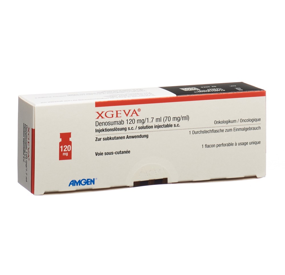 XGEVA sol inj 120 mg/1.7ml flac 1.7 ml XGEVA sol inj 120 mg/1.7ml flac 1.7 ml