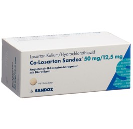 CO-LOSARTAN Sandoz cpr pell 50/12.5mg 98 pce