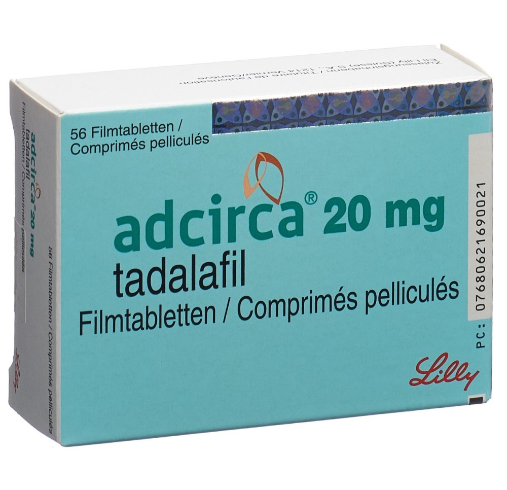 ADCIRCA cpr pell 20 mg 56 pce ADCIRCA cpr pell 20 mg 56 pce