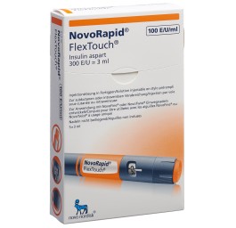 INSULINE NovoRapid FlexTouch 5 stylo pré 3 ml