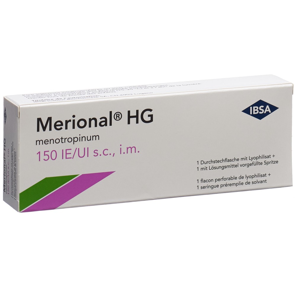 MERIONAL HG 150 UI c solv ser pré MERIONAL HG 150 UI c solv ser pré