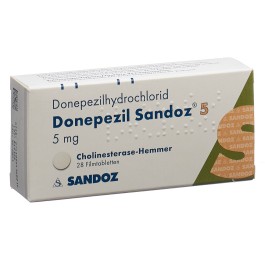 DONEPEZIL Sandoz cpr pell 5 mg 28 pce