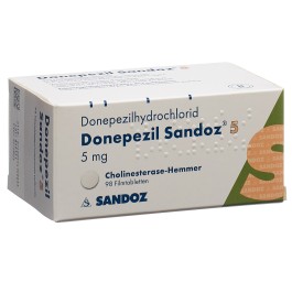 DONEPEZIL Sandoz cpr pell 5 mg 98 pce