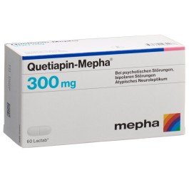 QUETIAPIN Mepha cpr pell 300 mg 60 pce