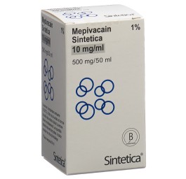 MEPIVACAIN Sintetica sol inj 1 % vial 50 ml