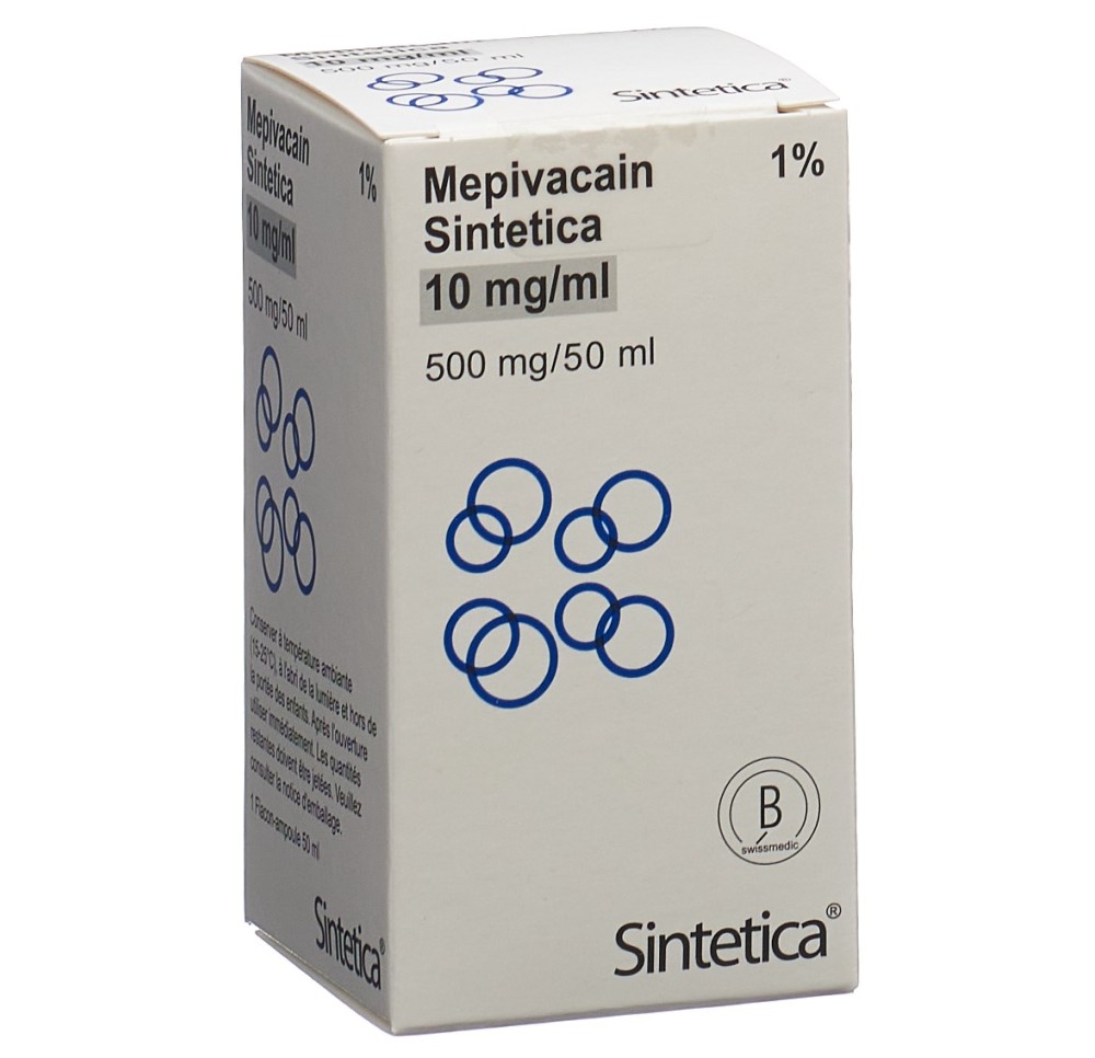 MEPIVACAIN Sintetica sol inj 1 % vial 50 ml MEPIVACAIN Sintetica sol inj 1 % vial 50 ml