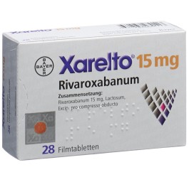 XARELTO cpr pell 15 mg 28 pce