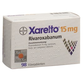 XARELTO cpr pell 15 mg 98 pce