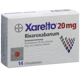XARELTO cpr pell 20 mg 14 pce