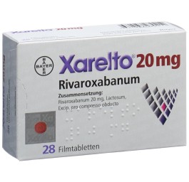 XARELTO cpr pell 20 mg 28 pce