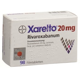 XARELTO cpr pell 20 mg 98 pce