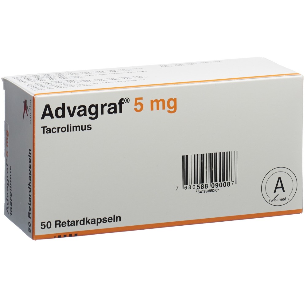 ADVAGRAF caps ret 5 mg 50 pce ADVAGRAF caps ret 5 mg 50 pce