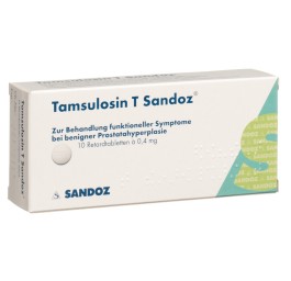 TAMSULOSINE T Sandoz cpr ret 0.4 mg 10 pce