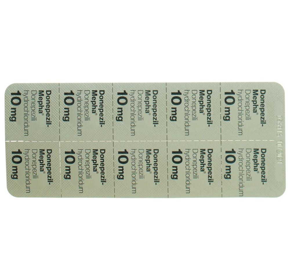 DONEPEZIL Mepha Lactab 10 mg 100 pce DONEPEZIL Mepha Lactab 10 mg 100 pce