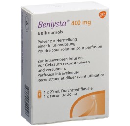 BENLYSTA subst sèche 400 mg flac