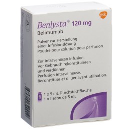 BENLYSTA subst sèche 120 mg flac