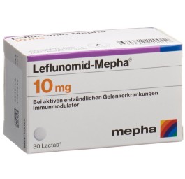 LEFLUNOMID Mepha Lactab 10 mg bte 30 pce
