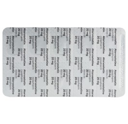 ATORVASTATINE axapharm cpr pell 20 mg 30 pce