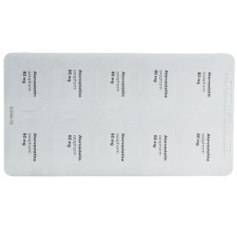 ATORVASTATINE axapharm cpr pell 80 mg 30 pce