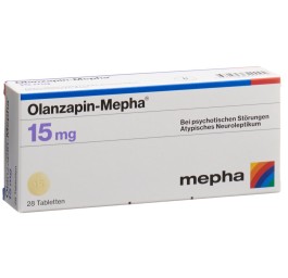 OLANZAPIN Mepha cpr 15 mg 28 pce