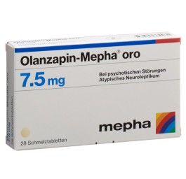 OLANZAPIN Mepha oro cpr orodisp 7.5 mg 28 pce