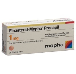 FINASTERID Mepha Procapil cpr pell 1 mg 28 pce