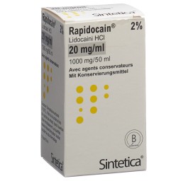 RAPIDOCAIN 1 g/50ml vial 50 ml