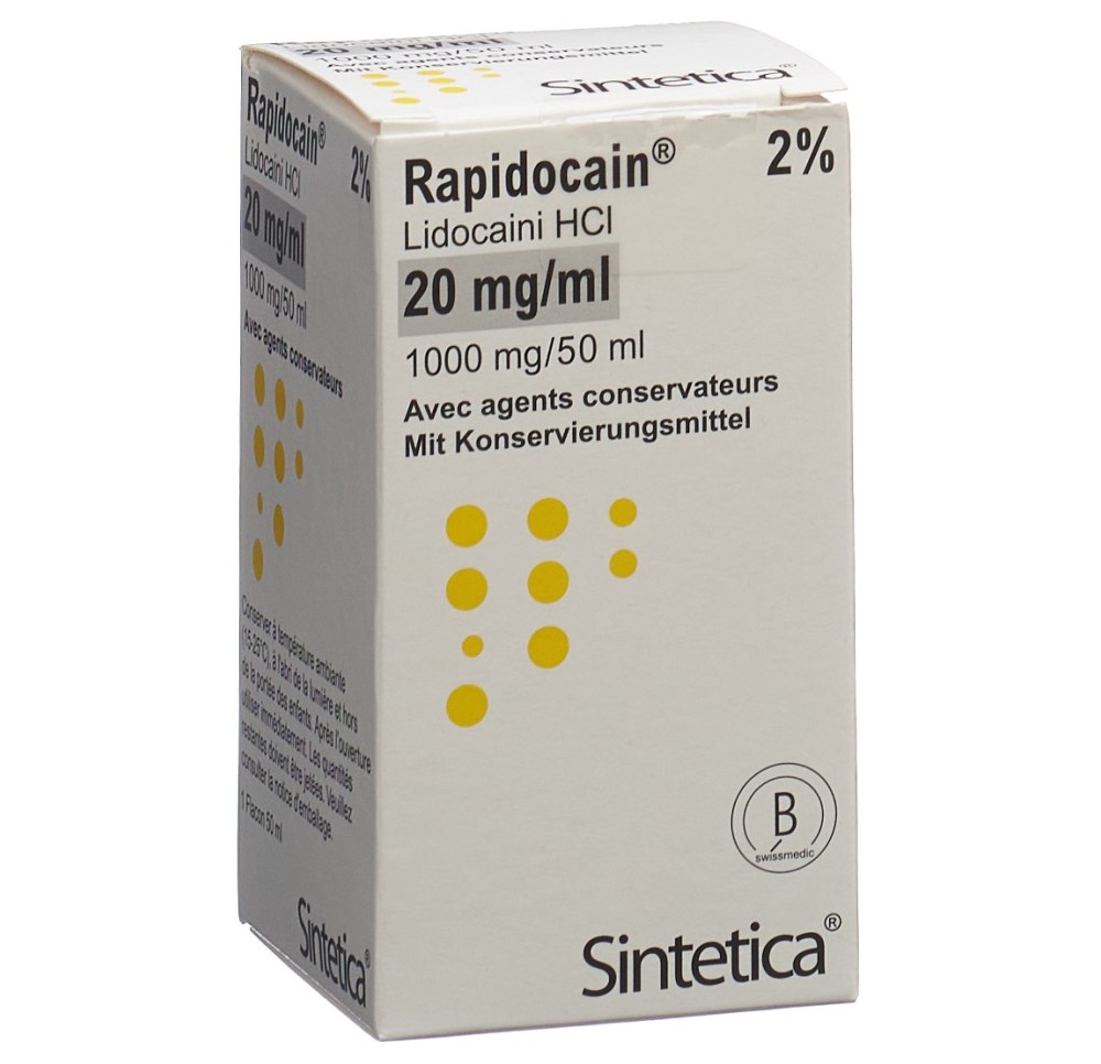 RAPIDOCAIN 1 g/50ml vial 50 ml
