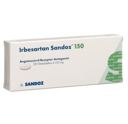 IRBESARTAN Sandoz cpr pell 150 mg 28 pce